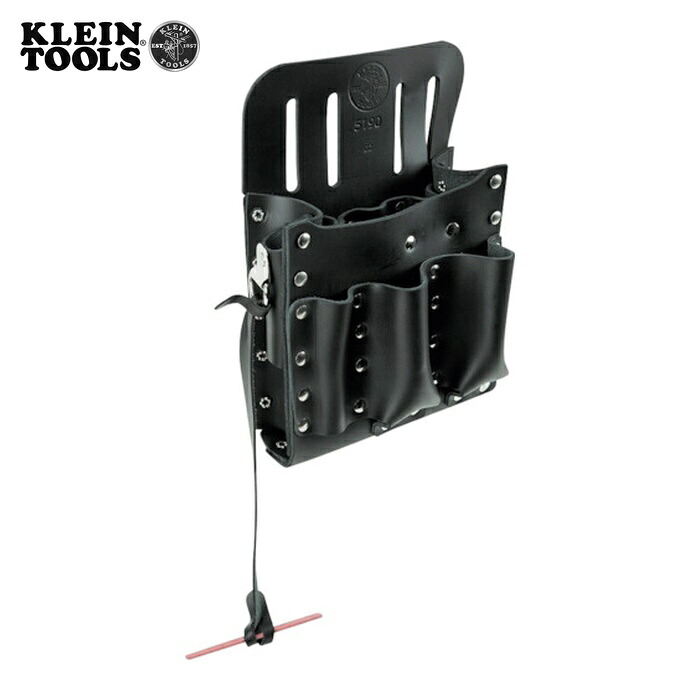 KLEIN TOOLS 5190 レザーツールポーチ 10ポケット (1個)
