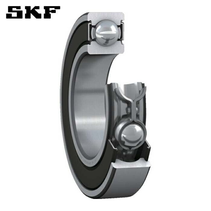 SKF 61821-2RS1 単列深溝玉軸受 軸受両端接触シール 内径105mmX外径130mmX幅13mm (1個)