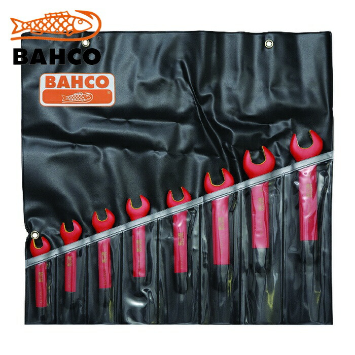 バーコ BAHCO 6MV/8T 1000V絶縁片口スパナセット (1S)