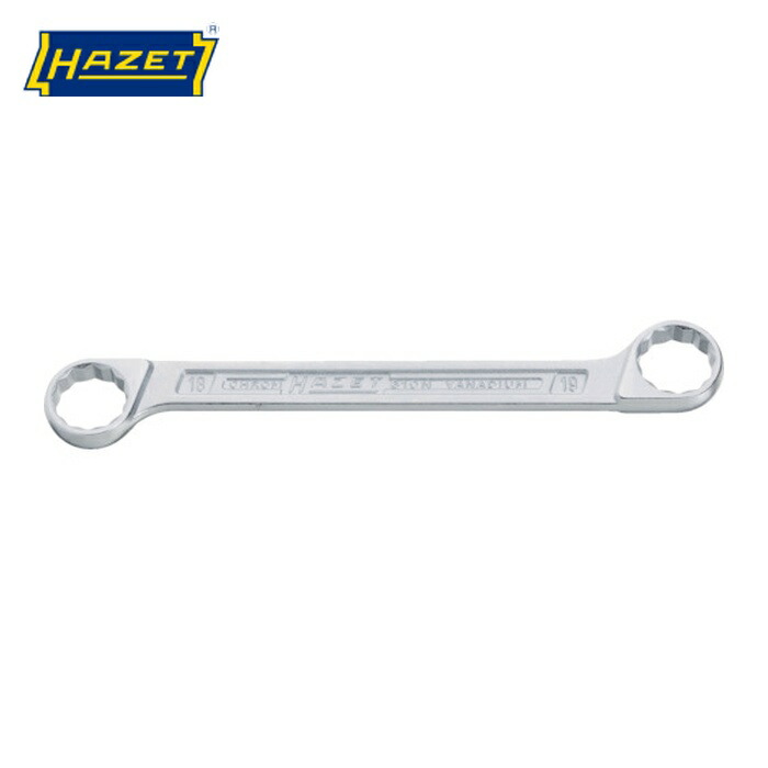 ハゼット HAZET 610N-21X22 両口めがねレンチ (ストレート) 21X22mm (1丁)