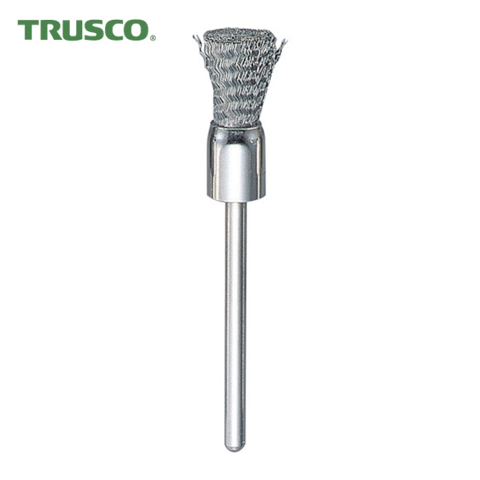 トラスコ TRUSCO まとめ買い 挙げ句の果て型毛はらい ステンレス鋼0.1XΦ8X軸Φ3 50入 (1箱) 83E-4-50P