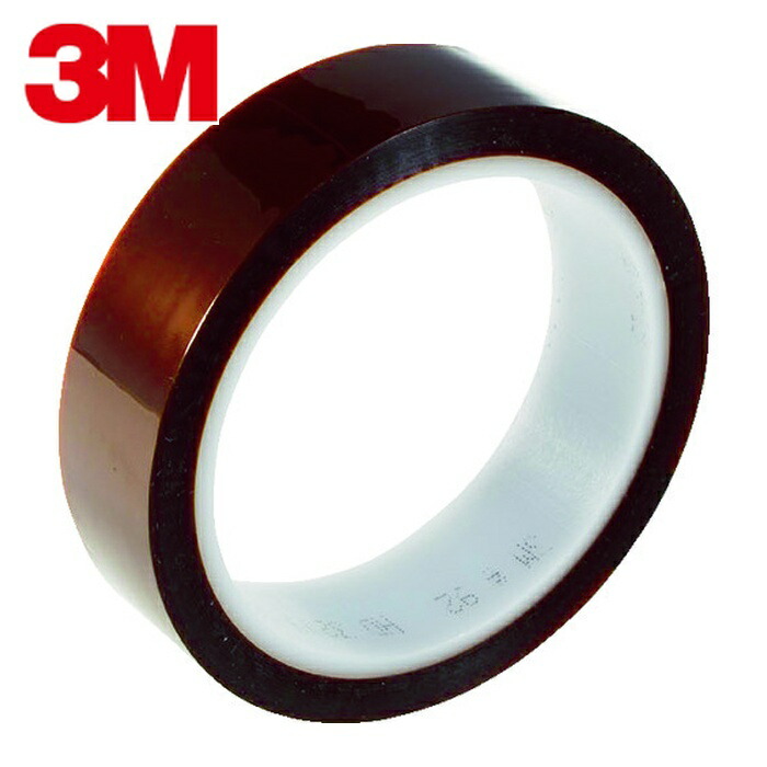 3M スリーエム 92 25 ポリイミド電気絶縁テープ92 25mmX32.9m (1巻)