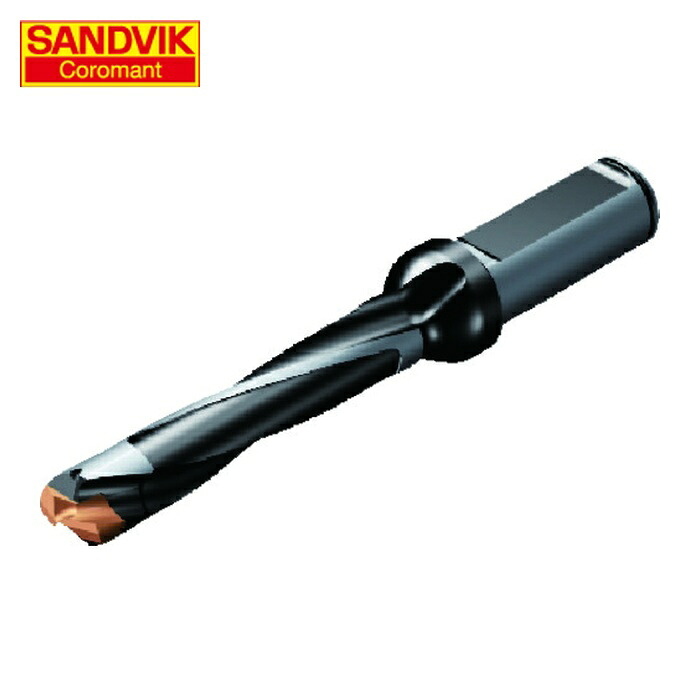 サンドビック SANDVIK 870-1000-6L16-5 コロドリル870 上端取り替えっこ式せん孔機(446) 刃径10.00粍 溝長54.07粍 全長117粍 シャンク径16粍 (1本)