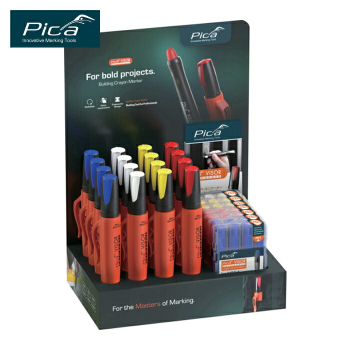 ピカマーカー Pica Marker パーマネントマルチマーカーVISOR (1箱) 990103