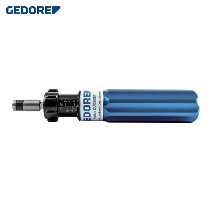 GEDORE ゲドレー 7718130 プレ書き割り型トルクドライバー QS6 FH BLUE (1個)