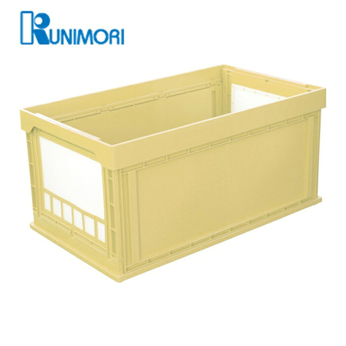 クニモリ KUNIMORI 可塑性物質折畳み入れもの パタコン N-150 黄色 (1個) 50201-N150-YE