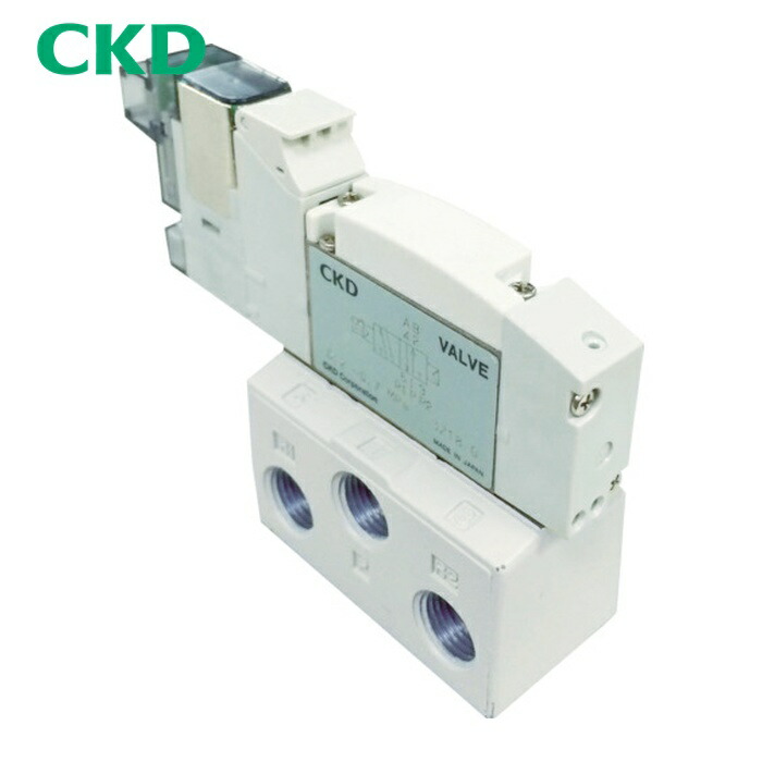 CKD 4GB310R-10-3 電磁弁 パイロット式5ポート弁 4GBシリーズ 11C Rc3/8 DC24V (1台)