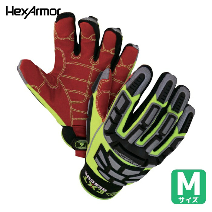 HEX ARMOR 耐切創・耐衝撃手袋 EXT Rescue 4011 M (1双) 754183 14,842円