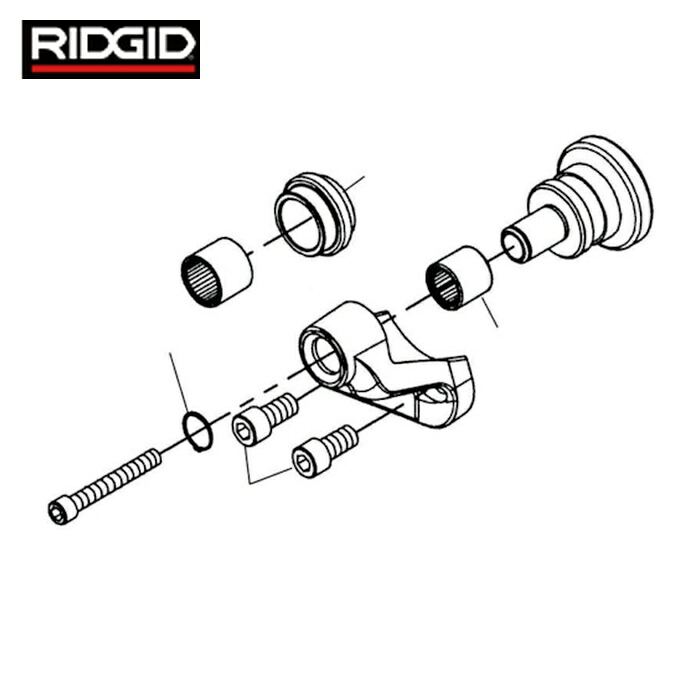 リジッド RIDGID 93862 ロールグルーバー用パーツ グルーブロール8-12インチSCH10 (1Pk)