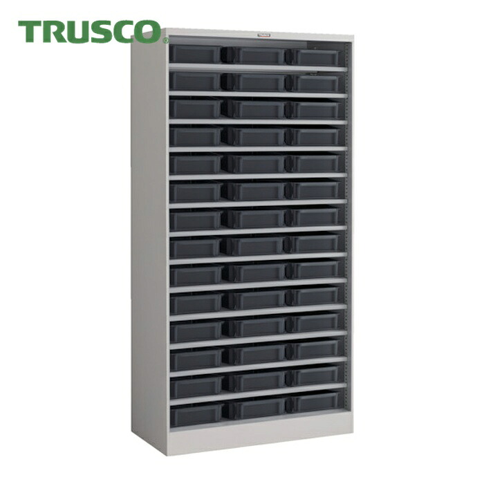 トラスコ TRUSCO コンテナラックケース バンラックケース CF型 TSK-6BKX42個付 (1台) 613CF-SK42BK