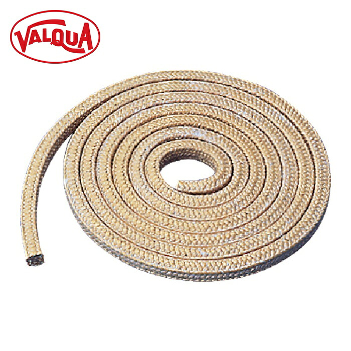 バルカー VALQUA 8201-095030 グランドパッキン ポンプ,回転・往復動機器用 9.5×9.5 (1巻)
