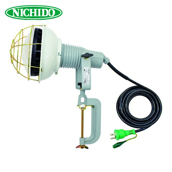 日動工業 NICHIDO AFL-E5005JPN エコビックLED投光器50W 昼白色 E付 5M PN電線 (1台)｜工具ランド