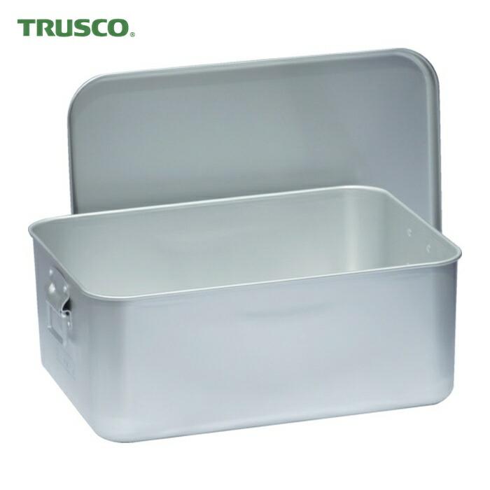 トラスコ TRUSCO 軽銀大型入れもの 蓋付 500X370X185 (1個) ABK-5001