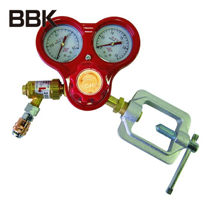 BBKテクノロジーズ B7D-2 アセチレン調整器(カプラー式) (1個)