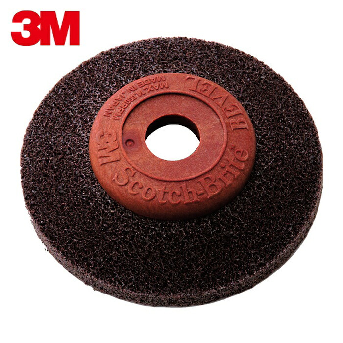 3M スリーエム BEBERU BRO AIR スコッチ・ブライト ベベルブラウン エアー工具用 #180相当 (10個)｜工具ランド