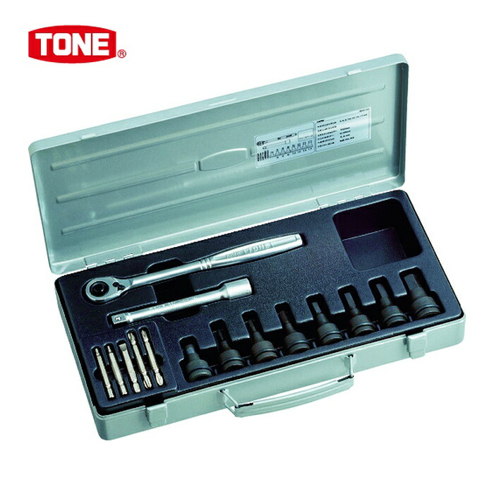 TONE トネ AH4133 ヘキサゴンレンチセット 15pcs (1S)|工具ランド
