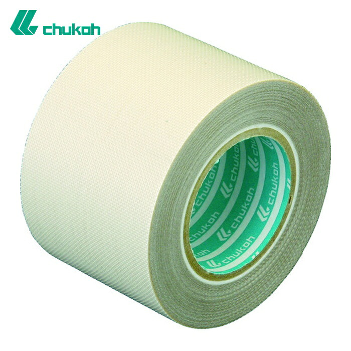 中興化成工業 chukoh 性能向上フッ素樹脂ガラスクロス粘着テープ AGF-101 0.24t×25w×10m (1巻) AGF101-24X25
