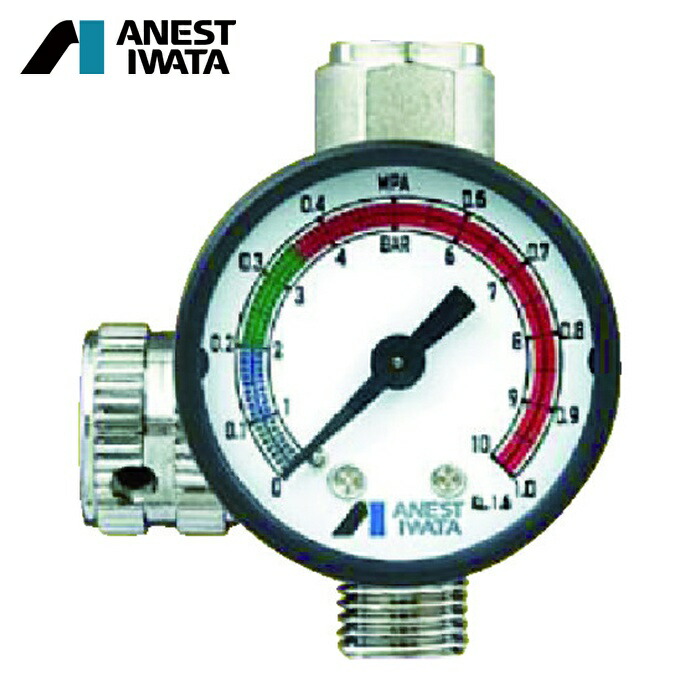 圧力計　時計 楽天市場】アネスト岩田 手元圧力計 AJR-02S-VG ゲージ 圧力計 自動車