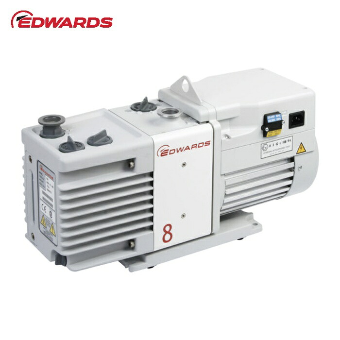 エドワーズ Edwards A65401904 ロータリーポンプRV8 単相100・200V 出荷時200V設定 (1台)