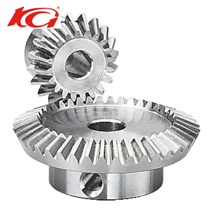 KG 協育歯車 B80SU40*6 ストレートベベルギヤ B80SU40*6 モジュール0.8 圧力角20度 歯数40 (1個)