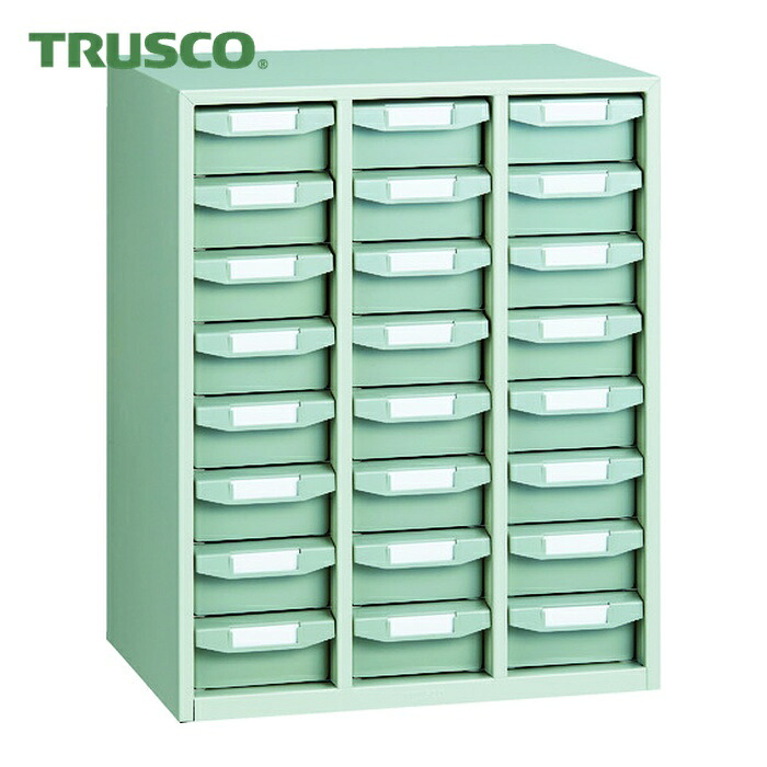 トラスコ TRUSCO パーツケース バンラックケースA型 3列8段 (1台) A-38 (NG)