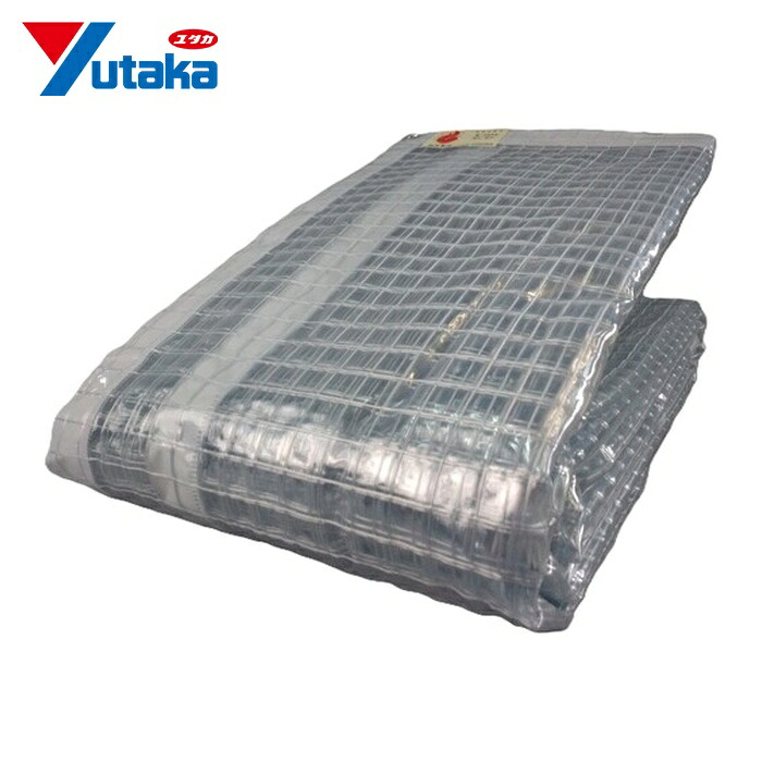 ユタカメイク シート 難燃透明糸入りシート 1.8m×3.6m クリア (1枚) B-325|工具ランド