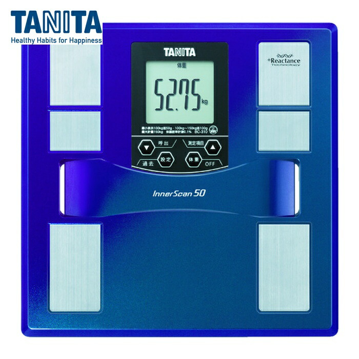 タニタ 体組成計 インナースキャン50 BC‐310‐BL (1台) BC-310-BL