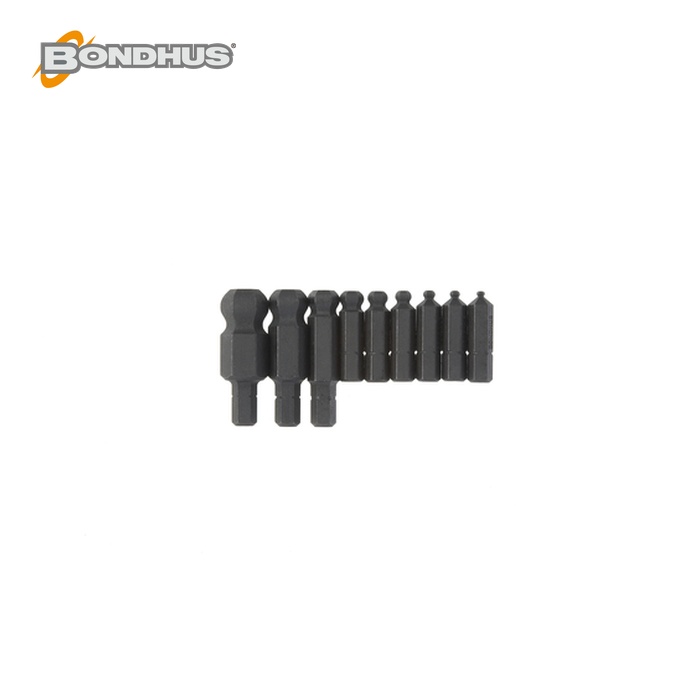 ボンダス BONDHUS BIX9M ボールポイント ビット セット9本組(2-12mm) 差込角6.35mm(1/4) (1S)