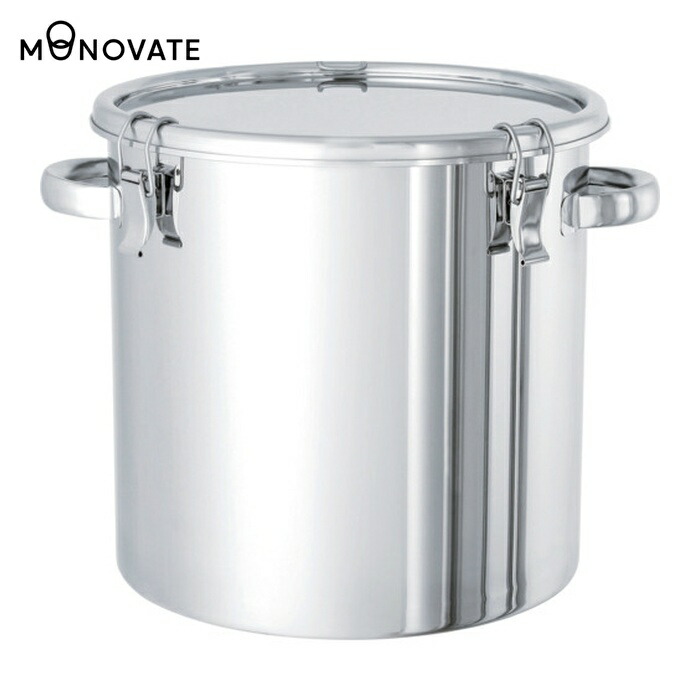 MONOVATE 電解みがき上げる取り計らう済みステンレス鋼密閉入れもの 7L (1個) CTH-21-EP