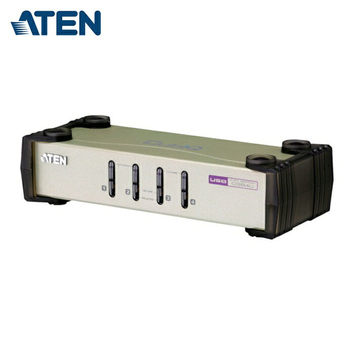 ATEN CS84U KVMスイッチ 4ポート/USB/ マルチインターフェース (1台)|工具ランド