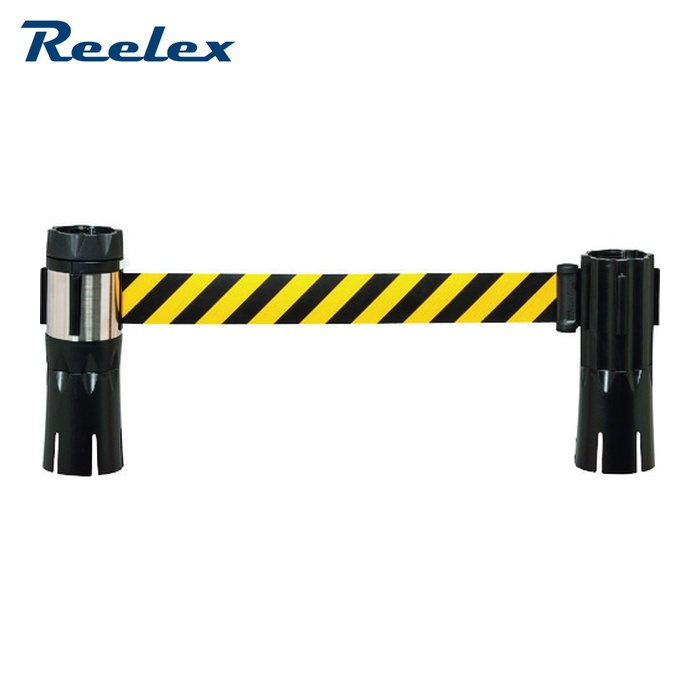 リーレックス Reelex BRS-510AS バリアリールMAX (コーンタイプ) シート 黄/黒 10m (1個)
