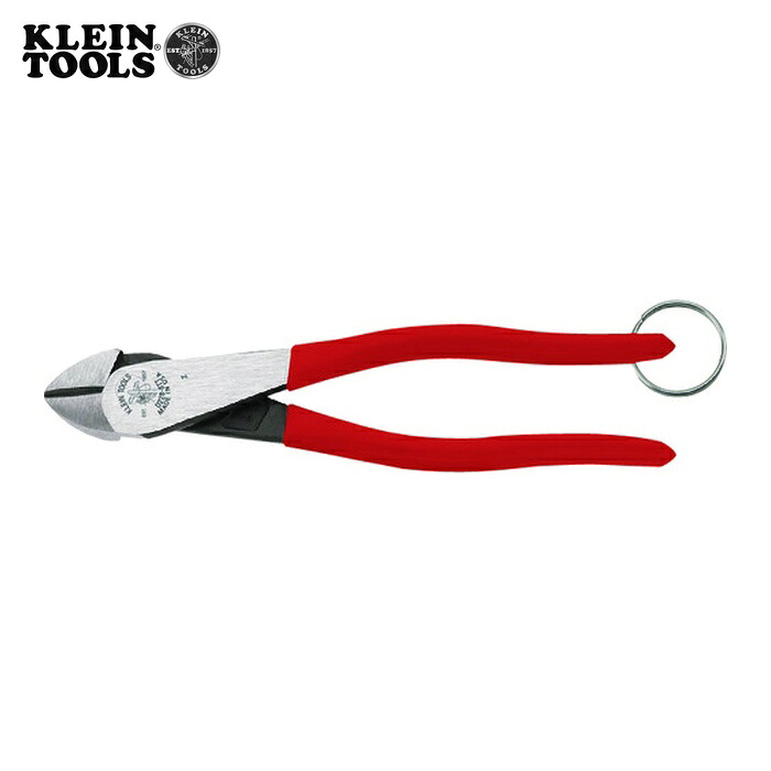 KLEIN TOOLS D228-8TT ニッパ 偏芯タイプ 200mm リング付 (1丁)
