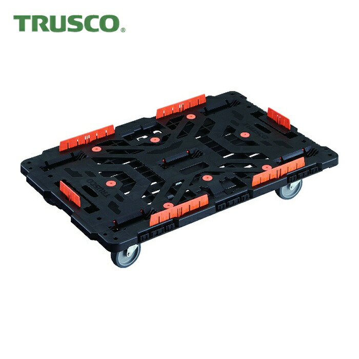 トラスコ TRUSCO 繋ぎ合わせる式脂製平台車 ビートル 900X600 自在5輪 コボレ打ちきり仕掛ける付 (1台) BT900KJ5-E100