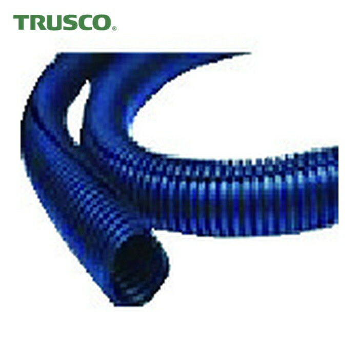 トラスコ TRUSCO 室外用コルゲートチューブ 細長い切口入り口・入口 口径48粍 10m (1巻) CTSW45-10