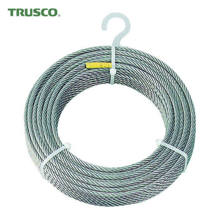 トラスコ TRUSCO ステンレスワイヤロープ Φ6.0mmX30m (1巻) CWS-6S30|工具ランド
