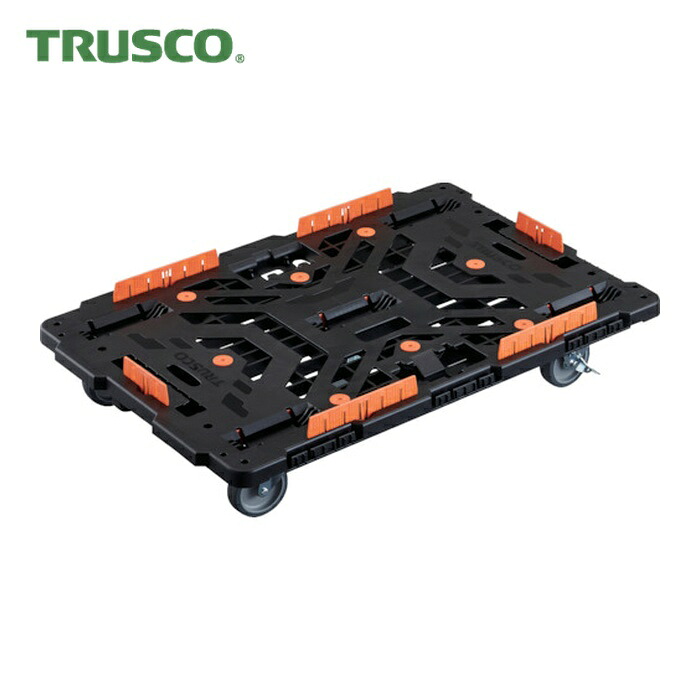 トラスコ TRUSCO 繋ぎ合わせる式脂製平台車 ビートル 900X600 自在5輪 内2輪ストッパー付 コボレ打ちきり仕掛ける付 (1台) BT900KJ5S2-E100