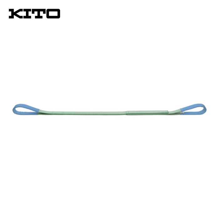 キトー BSH024-4 繊維スリング ベルトスリングBSH形 使用荷重2.4t スリング幅60mm スリング長さ4m JIS規格BSH024 (1本)｜工具ランド