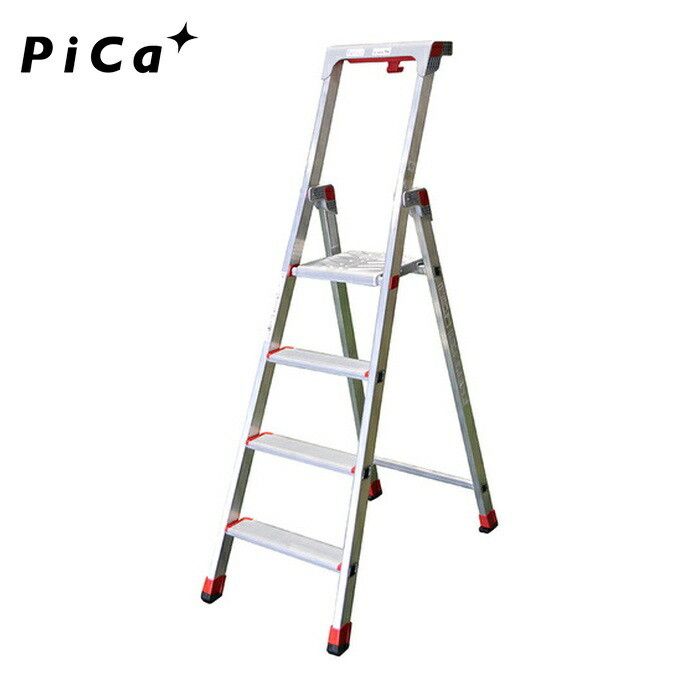 核分裂爆弾 Pica CF-4 上わく付き添い人踏台CF型4段 (1台)