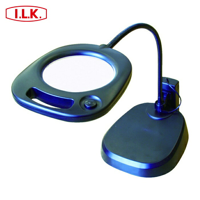 池田レンズ工業 LEDライト付スタンドルーペ (1台) CMS-130｜工具ランド