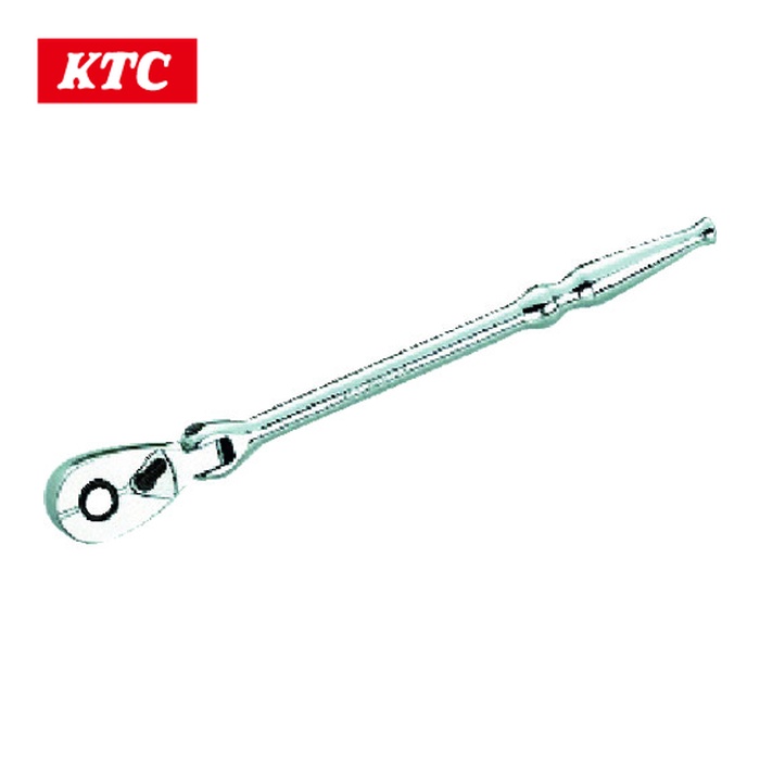 KTC 京都機械工具 BR2FL 6.3sq.フレックスロングラチェットハンドル (1個)
