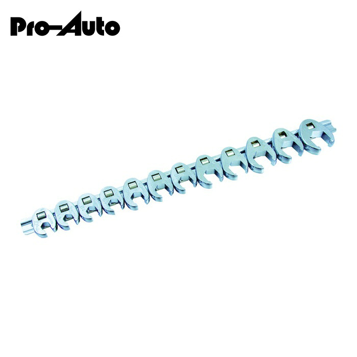 スエカゲツール Pro-Auto CFW-12S 3/8DR.12PC.クローフットレンチセット (1S)