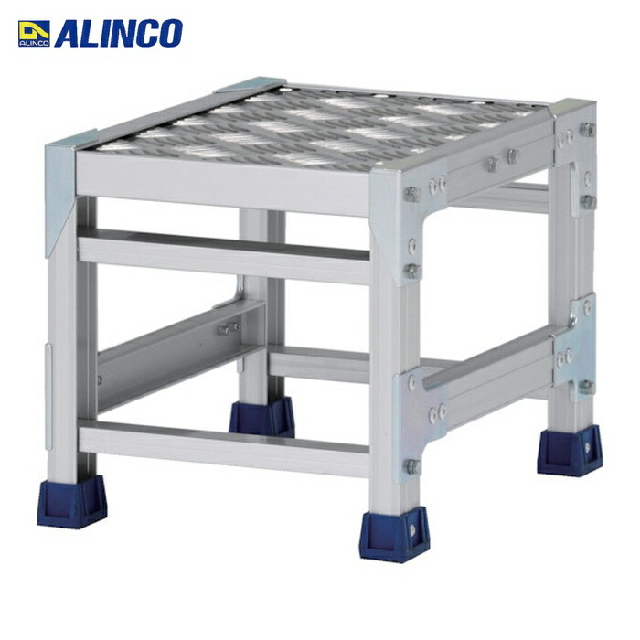 アルインコ ALINCO 作業台(天板縞板タイプ)1段 天板寸法300&times;400mm 高0.3m (1台) CSBC133S｜工具ランド