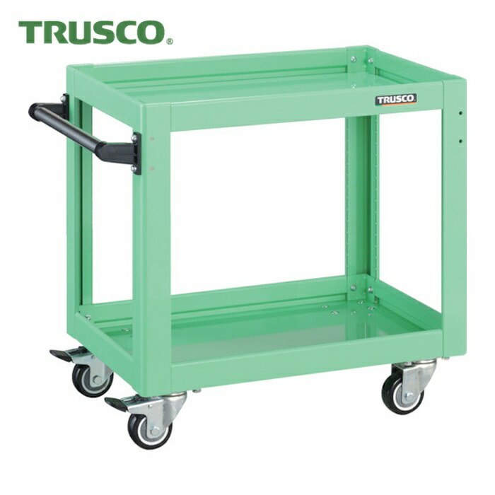 トラスコ TRUSCO 物の具手押し車 海豚 600×400 ウレタン拷問台 若い衆緑であること (1台) DLWS-662U-YG