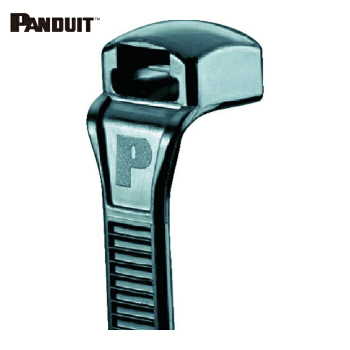 パンドウイット PANDUIT CBR1M-M0 ナイロン結束バンド コンタータイ 耐候性タイプ 黒 2.5 x 104 x 1.0 1袋1000本入 (1袋)