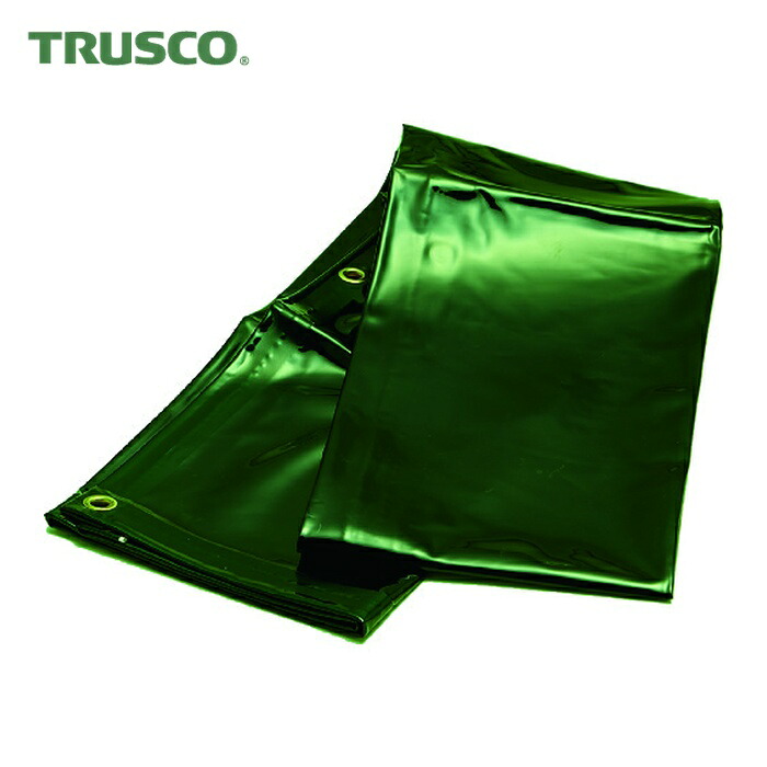 トラスコ TRUSCO 溶接遮光シートのみ 0.35T×W1470×H1470 緑 (1枚) D15-3-GN