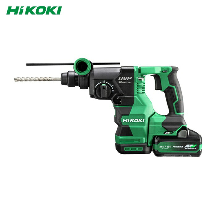 HiKOKI ハイコーキ DH3628DA(2WPZ) ロータリハンマドリル 36V SDSプラスシャンク 新マルチ雄捩子書き割り品(高電気容量4.0Ah) (1台)