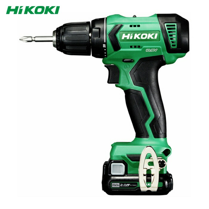HiKOKI ハイコーキ DS12DA-2BS 10.8Vコードレスドライバドリル 2.0Ah (1台)