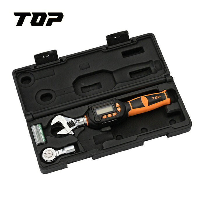 TOP トップ工業 DS030-10BN モンキ形/ラチェット形 デジタルトルクレンチセット 調整範囲6~30N・m (1本)|工具ランド