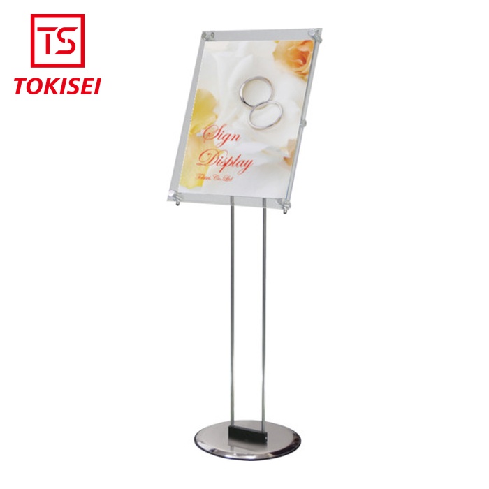 常磐精工 TOKISEI パネルスタンド クリエイティブアクリルスタンド ポール A3縦 297&times;420 (1台) CAS-A3T｜工具ランド