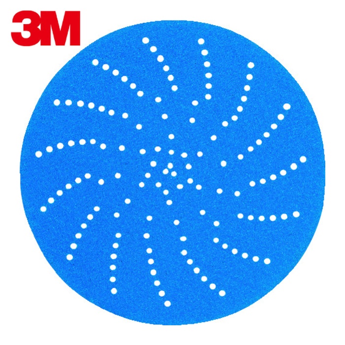 3M スリーエム ブルークリーンサンディングディスク 外径127mm #800 100枚入 (1箱) H/CSD5 800 BLU